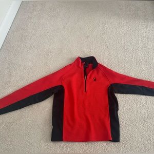 Size medium red spyder quarter zip men’s